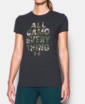 Women's UA All Camo Everything T-Shirt 1 Color $24.99