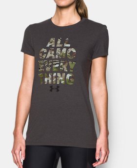 Women's UA All Camo Everything T-Shirt 1 Color $24.99