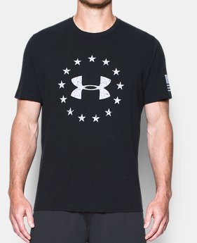 Best Seller Men's UA Freedom Logo T-Shirt 4 Colors $24.99