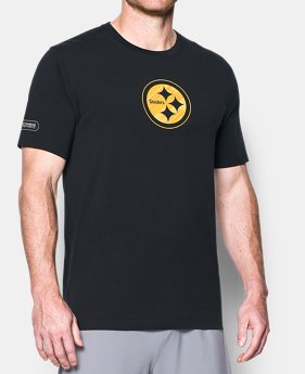 New to Outlet Men's NFL Combine Authentic UA Print Logo T-Shirt 1 Color Available $26.24 to $26.99