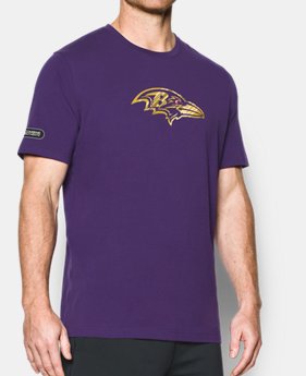 New to Outlet Men's NFL Combine Authentic UA Print Logo T-Shirt 1 Color $26.25 to $26.99