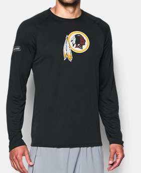 Best Seller Men's NFL Combine Authentic UA Logo Long Sleeve T-Shirt 1 Color $40