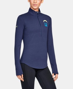 Women's NFL Combine Authentic UA Charged Cotton® 1/2 Zip 12 Colors $60