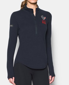 Women's NFL Combine Authentic UA Charged Cotton® 1/2 Zip 7 Colors $60