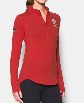 Women's NFL Combine Authentic UA Charged Cotton® 1/2 Zip 4 Colors Available $44.99 to $45.99