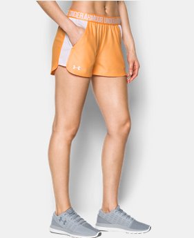 Women's UA Play Up Mesh Inset Shorts 1 Color $29.99