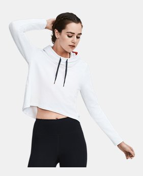 Women's UA Plush Terry Hoodie 1 Color $74.99