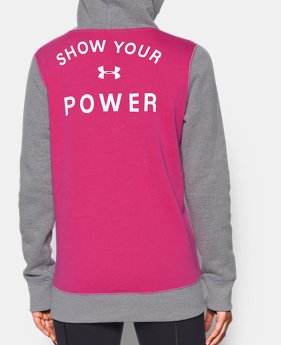 Women's UA Power In Pink® Hoodie 1 Color Available $45.49