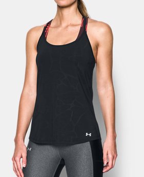 New Arrival Women's UA Fly-By Embossed Racer Tank 1 Color $44.99