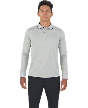Men's UAS Pique Long Sleeve Polo $90