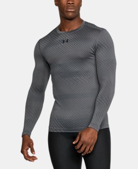 Men's UA ColdGear® Armour Jacquard Compression Crew 1 Color $59.99
