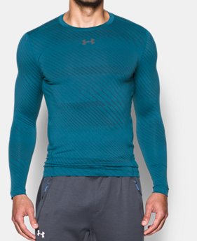 Men's UA ColdGear® Armour Jacquard Compression Crew 1 Color $59.99