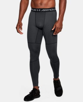 Men's UA ColdGear® Armour Jacquard Compression Leggings 4 Colors $41.99 to $52.99