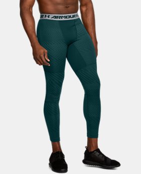 Men's UA ColdGear® Armour Jacquard Compression Leggings 5 Colors $35.99