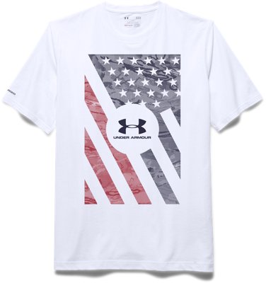 men's under armour american flag shirt