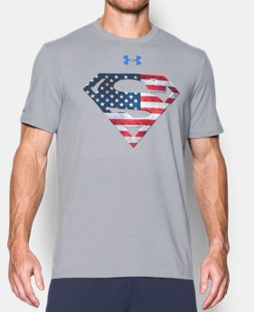 Best Seller Men's Under Armour® Alter Ego Superman USA T-Shirt 1 Color $34.99