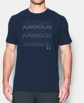 New Arrival Men's UA Keep Stacking WM T-Shirt 1 Color $24.99