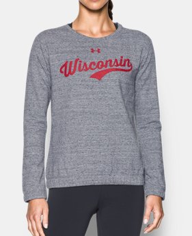 Women's Wisconsin Fleece Crew 1 Color $59.99