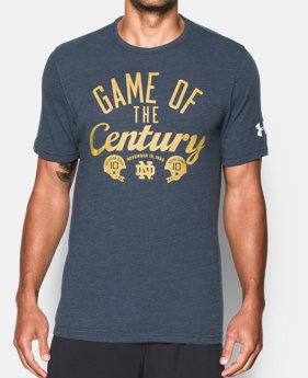 Men's Notre Dame UA Iconic Game Of The Century T-Shirt 1 Color $22.49