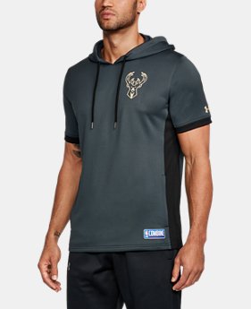 Men's NBA Combine UA Baseline Short Sleeve Hoodie $70
