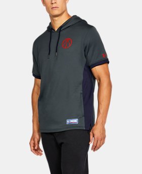 Men's NBA Combine UA Baseline Short Sleeve Hoodie $70