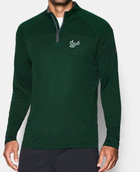 New Arrival Men's South FloridaUA Tech™ Printed ¼ Zip 1 Color $59.99