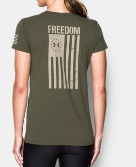 Women's UA Freedom Flag 2.0 T-Shirt 1 Color $24.99
