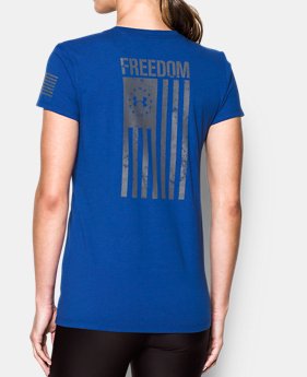 Women's UA Freedom Flag 2.0 T-Shirt 1 Color Available $24.99