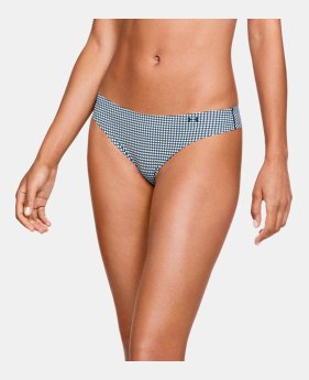 Women's UA Pure Stretch Printed Thong 4 Colors Available $12