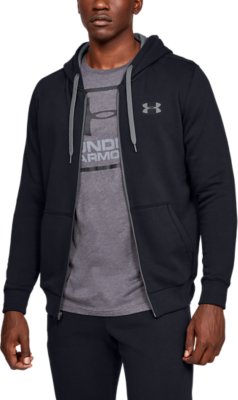 under armour men's rival fleece fitted hoodie