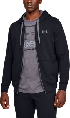 men's ua threadborne fitted full zip hoodie