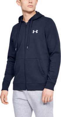 men's ua rival fleece fitted hoodie
