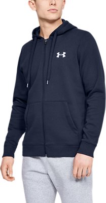 UA Rival Fleece Fitted Full Zip Hoodie 