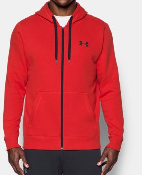 Men's UA Rival Fleece Fitted Full Zip Hoodie 1 Color $54.99