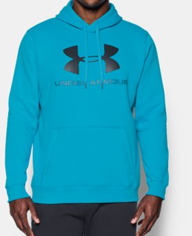 Men's UA Rival Fleece Fitted Graphic Hoodie 1 Color $44.99