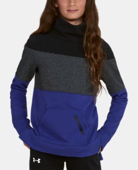 Girls' UA Threadborne™ Fleece Slouchy Crew 2 Colors Available $32.99