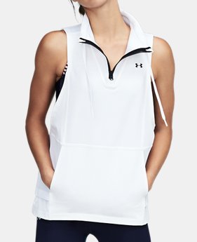 Women's UA Mixed Media Woven Vest 1 Color $79.99
