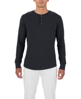 Men's UAS Highline Cashmere-Cotton Long Sleeve Henley 1 Color $80