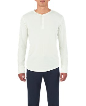 Men's UAS Highline Cashmere-Cotton Long Sleeve Henley 1 Color $80