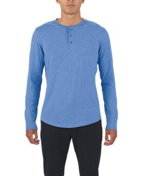 Men's UAS Highline Cashmere-Cotton Long Sleeve Henley 1 Color $80