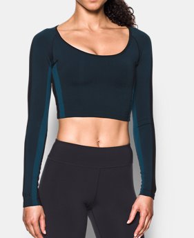 New Arrival Women's Misty Long Sleeve Crop Top 1 Color $99.99