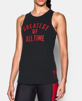 Women's UA x Muhammad Ali G.O.A.T. Short Sleeve T-Shirt 1 Color $20.24