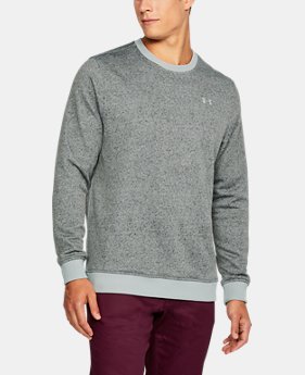 Men's UA Storm SweaterFleece Patterned Crew 4 Colors Available $50.99 to $63.74