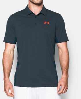 New Arrival Men's UA Threadborne™ Center Court Printed Polo 1 Color $79.99