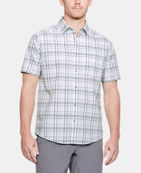 Men's UA Legacy Woven Short Sleeve Button Down 1 Color $65