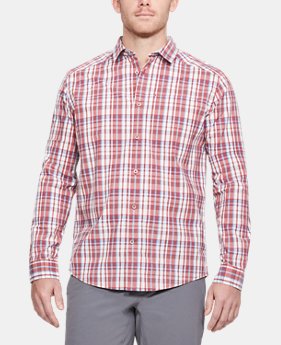 Men's UA Legacy Woven Long Sleeve Button Down 1 Color $85
