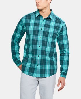 Men's UA Legacy Woven Long Sleeve Button Down 2 Colors $75