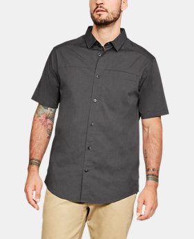 Men's UA Pierpoint Woven Short Sleeve Button Down 3 Colors Available $60