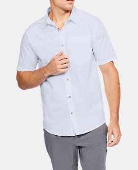 Men's UA Pierpoint Woven Short Sleeve Button Down 1 Color $60