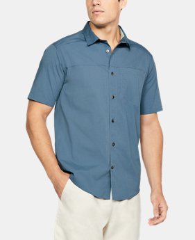 Men's UA Pierpoint Woven Short Sleeve Button Down 1 Color $60